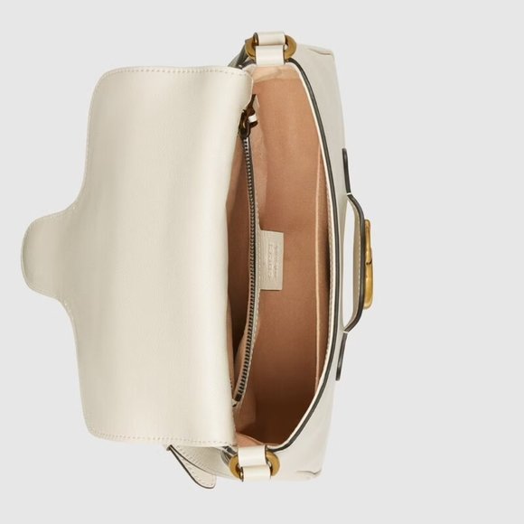 Gucci Small Messenger Bag with Double G in White - Picture 7 of 7